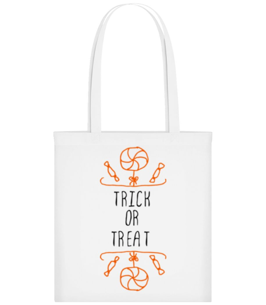 Trick Or Treat Candies - Tote Bag - Blanc - Devant