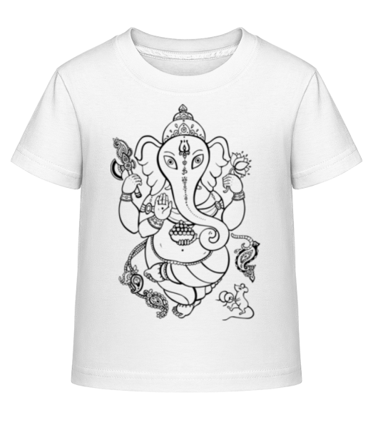 Indian Elephant - T-shirt shirtinator Enfant - Blanc - Devant