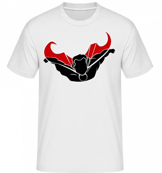 Superhero Flying -  T-Shirt Shirtinator homme - Blanc - Vorn