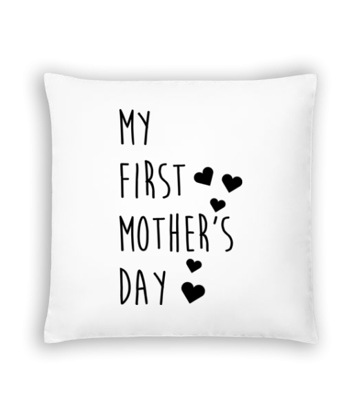 My First Mother's Day - Coussin - Blanc - Devant