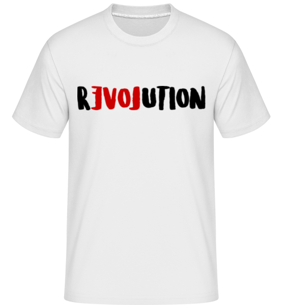 Revolution -  T-Shirt Shirtinator homme - Blanc - Devant