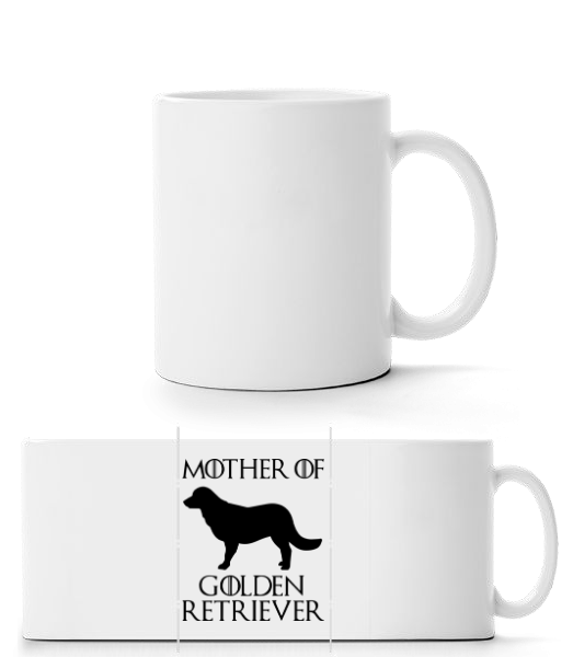 Mother Of Golden Retriever - Mug panorama - Blanc - Devant
