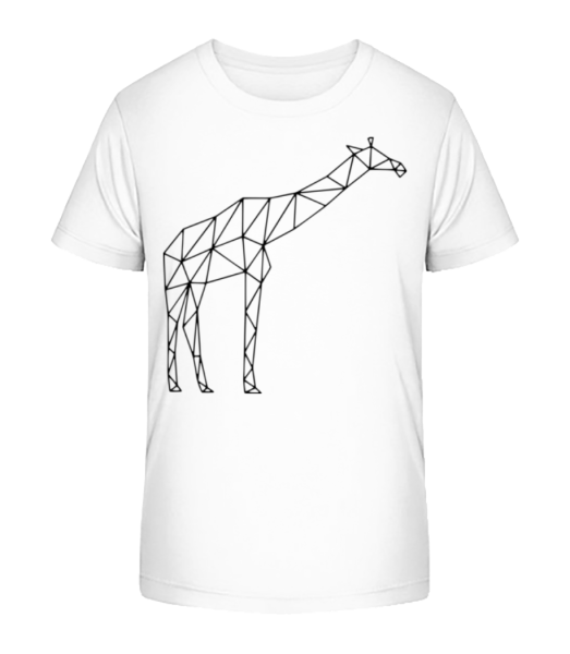 Polygon Girafe - T-shirt bio Enfant Stanley Stella - Blanc - Devant