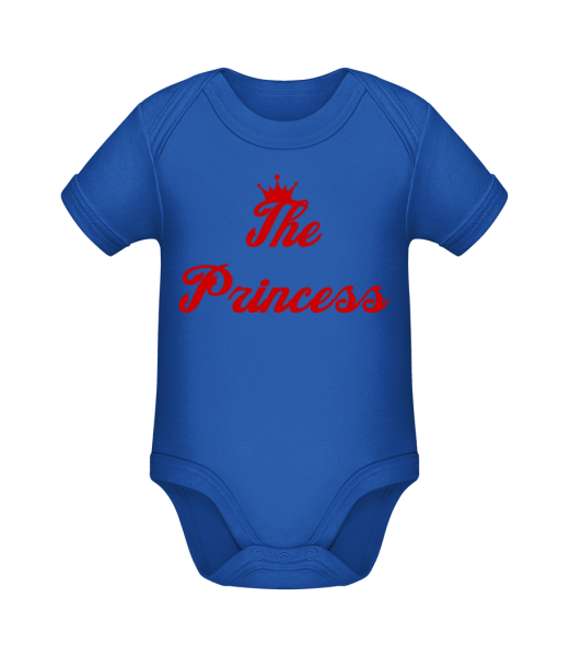 The Princess - Body manches courtes bio - Bleu royal - Devant