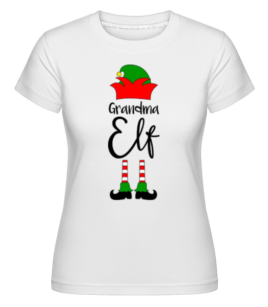 Grandma Elf -  T-shirt Shirtinator femme - Blanc - Devant