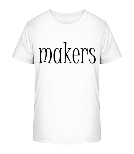 Trouble Makers Partner - T-shirt bio Enfant Stanley Stella - Blanc - Devant