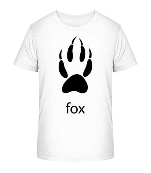 Fox Paw - T-shirt bio Enfant Stanley Stella - Blanc - Devant