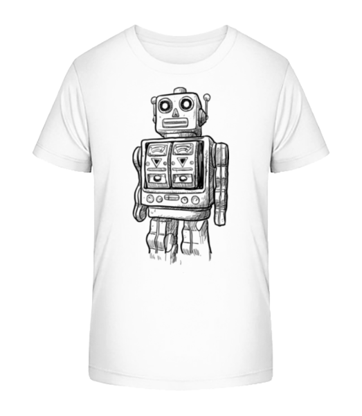 Bébé Robot - T-shirt bio Enfant Stanley Stella - Blanc - Devant
