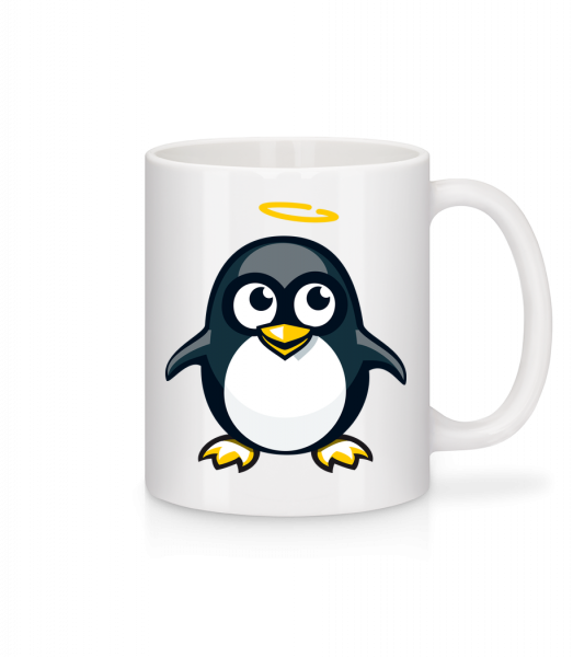 Angel Penguin - Mug en céramique blanc - Blanc - Vorn