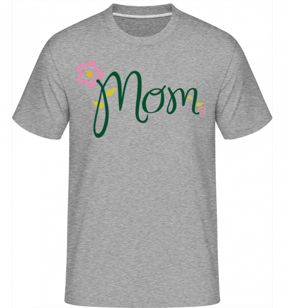 Fleur De Maman -  T-Shirt Shirtinator homme - Gris chiné - Vorn