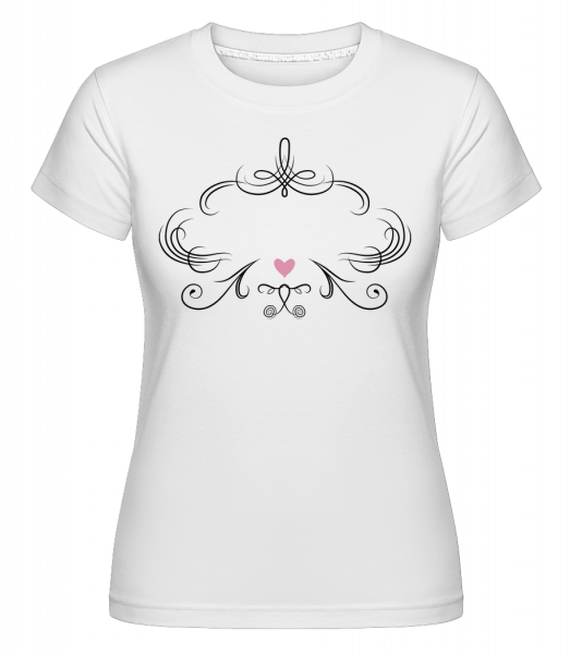 Cadre Beau -  T-shirt Shirtinator femme - Blanc - Vorn