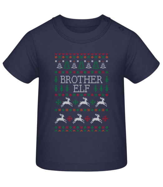 Brother Elf - T-shirt Bébé - Bleu marine - Devant