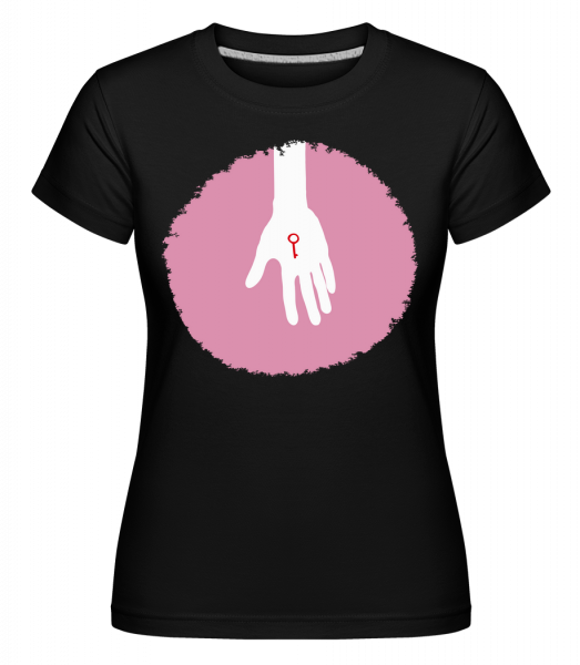 Main Avec Une Clé -  T-shirt Shirtinator femme - Noir - Vorn