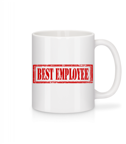 Best Employee Sign - Mug en céramique blanc - Blanc - Vorn