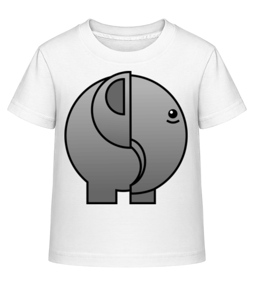 Éléphant Comic - T-shirt shirtinator Enfant - Blanc - Devant