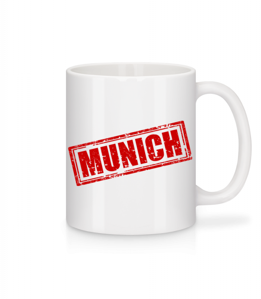Munich Logo - Mug en céramique blanc - Blanc - Vorn