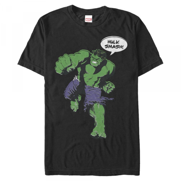 Marvel - Avengers - Hulk Vintage Smash - Homme T-shirt - Noir - Devant