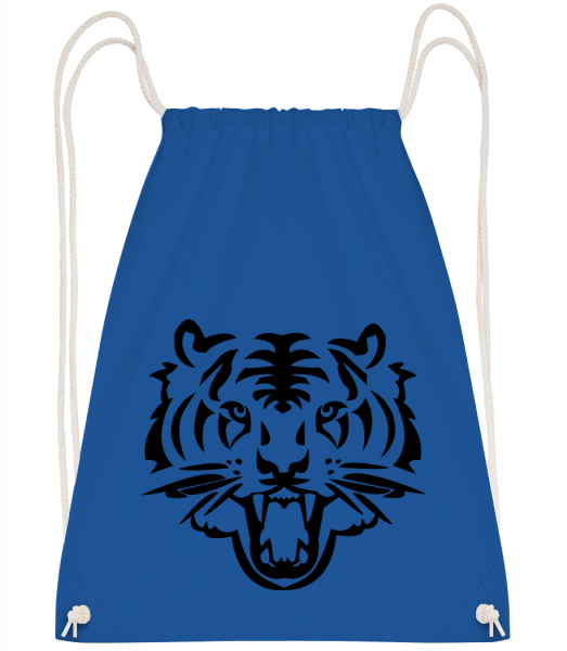 Tête De Tigre - Sac à dos Drawstring - Bleu royal - Vorn