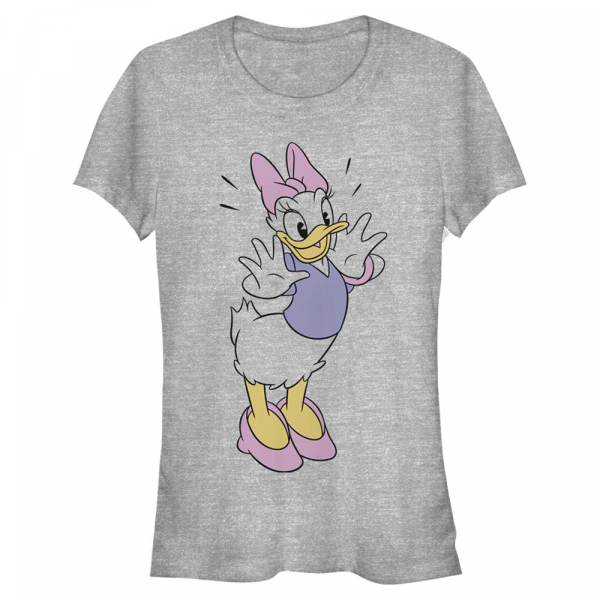 Disney Classics - Mickey Mouse - Daisy Duck Classic Vintage Daisy - Femme T-shirt - Gris chiné - Devant