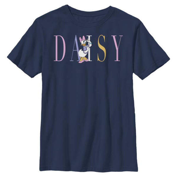 Disney Classics - Mickey Mouse - Daisy Duck Daisy Fashion - Enfant T-shirt - Bleu marine - Devant