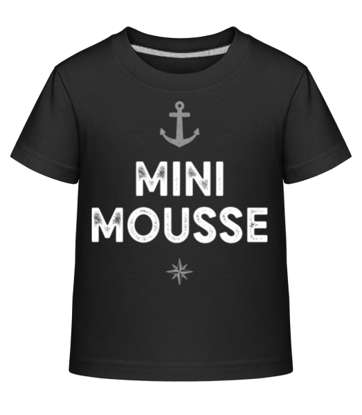 Mini Mousse - T-shirt shirtinator Enfant - Noir - Devant