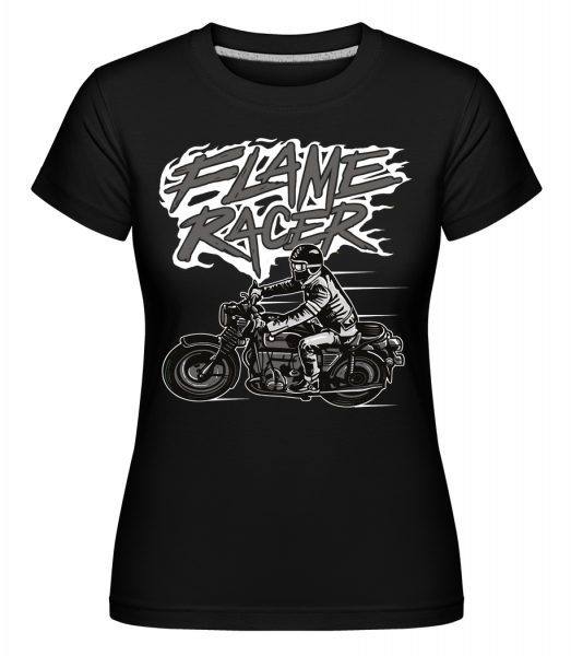 Flame Racer -  T-shirt Shirtinator femme - Noir - Vorn