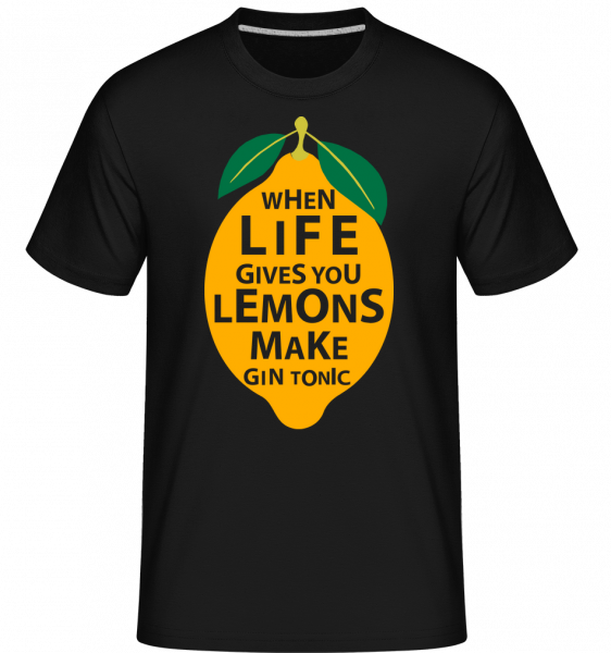 When Life Gives You Lemons -  T-Shirt Shirtinator homme - Noir - Vorn
