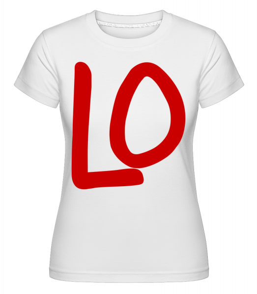 LO -  T-shirt Shirtinator femme - Blanc - Vorn
