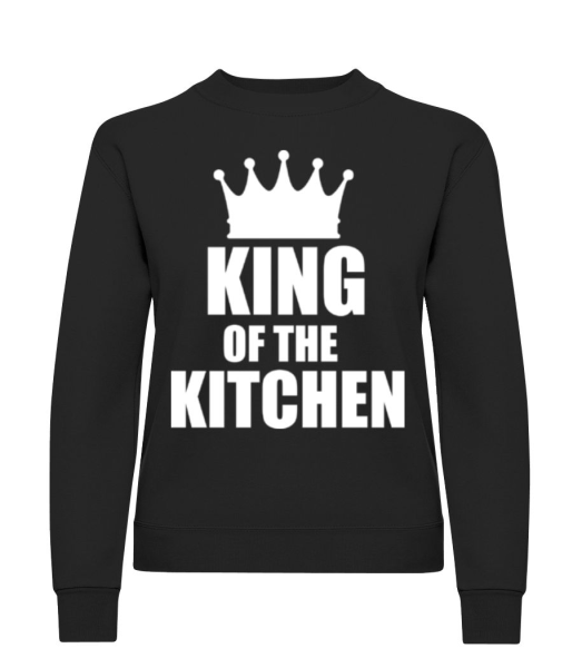 King Of the Kitchen - Sweatshirt Femme - Noir - Devant