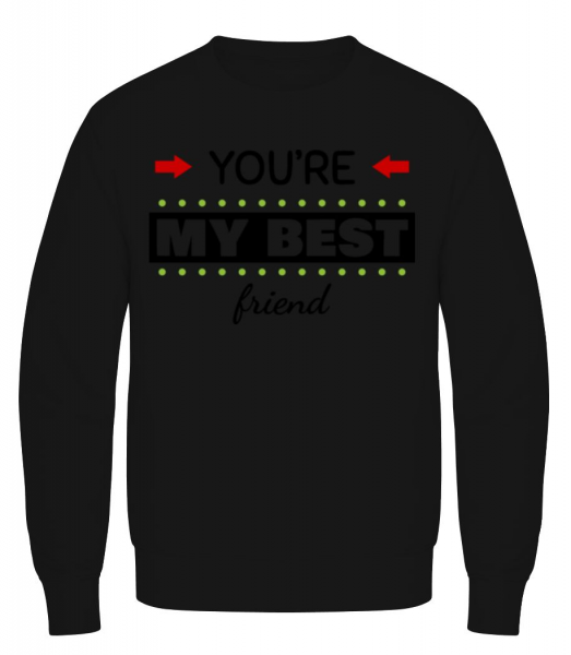 You're My Best Friend - Sweatshirt Homme - Noir - Devant