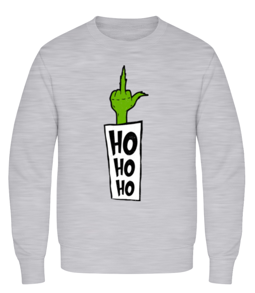 Ho Ho Ho - Sweatshirt Homme - Gris chiné - Devant