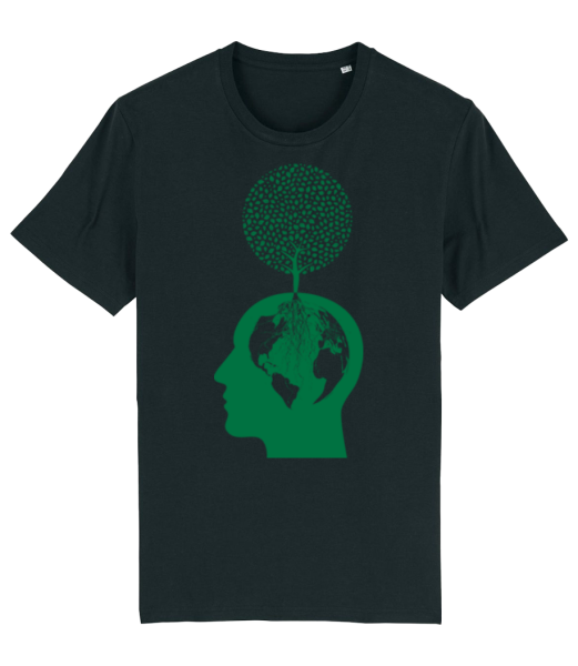 Chef Nature Et Environnement - T-shirt bio Homme Stanley Stella - Noir - Devant