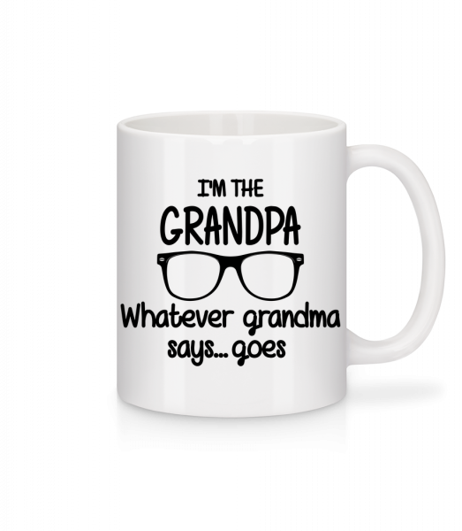 I'm The Grandpa - Mug en céramique blanc - Blanc - Vorn