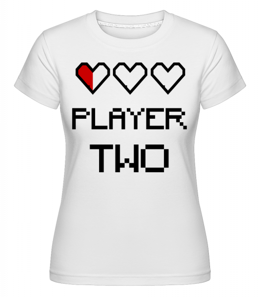 Player Two -  T-shirt Shirtinator femme - Blanc - Vorn