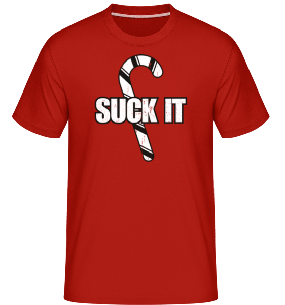 Suck It -  T-Shirt Shirtinator homme - Rouge - Devant