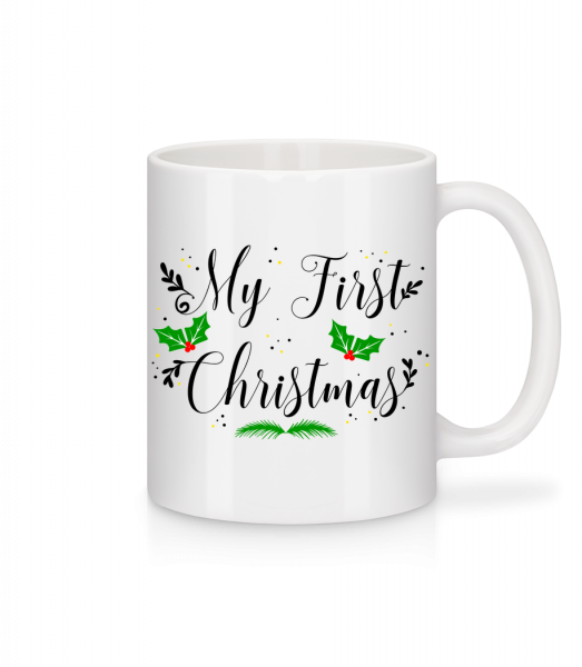 My First Christmas - Mug en céramique blanc - Blanc - Vorn