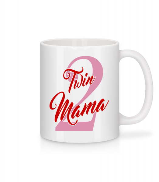 Twin Mama - Mug en céramique blanc - Blanc - Vorn