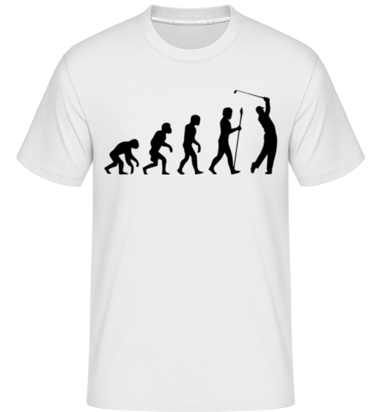 Évolution du golf -  T-Shirt Shirtinator homme - Blanc - Devant