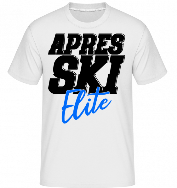 Apres Ski Elite -  T-Shirt Shirtinator homme - Blanc - Vorn