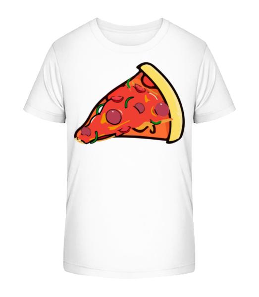 Pizza Slice - T-shirt bio Enfant Stanley Stella - Blanc - Devant