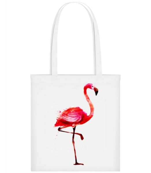 Flamingo - Tote Bag - Blanc - Devant