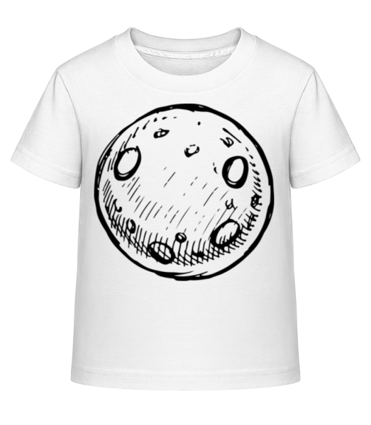 Lune - T-shirt shirtinator Enfant - Blanc - Devant