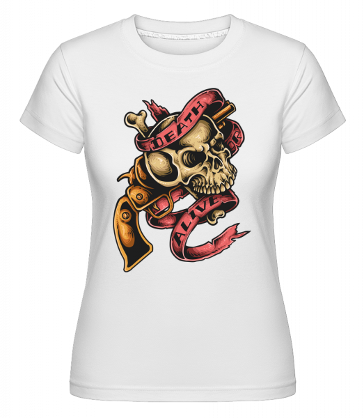 Death Or Alive -  T-shirt Shirtinator femme - Blanc - Vorn