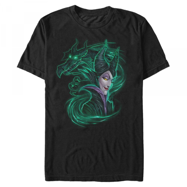 Disney - Sleeping Beauty - Maleficent Dark Magic - Homme T-shirt - Noir - Devant