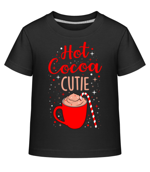 Hot Cocoa Cutie - T-shirt shirtinator Enfant - Noir - Devant