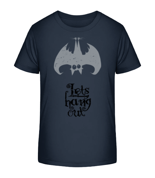 Let's Hang Out Bat - T-shirt bio Enfant Stanley Stella - Bleu marine - Devant