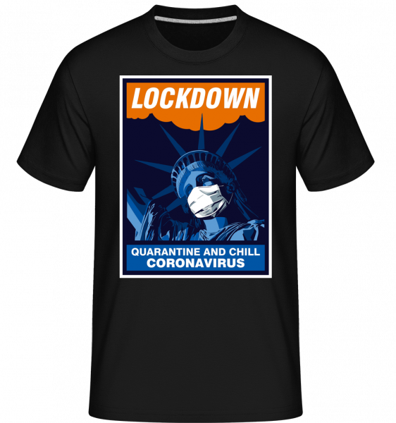 Liberty Lockdown -  T-Shirt Shirtinator homme - Noir - Vorn