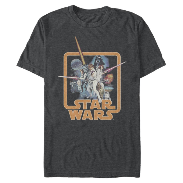 Star Wars - Skupina Group Classic - Homme T-shirt - Anthracite chiné - Devant