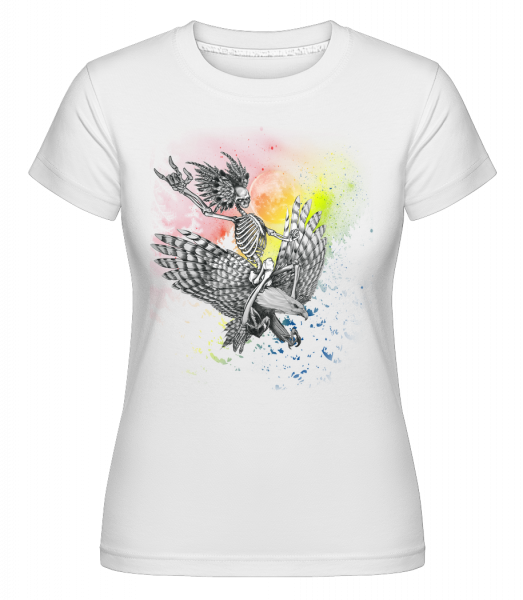 Flyer Mort -  T-shirt Shirtinator femme - Blanc - Vorn