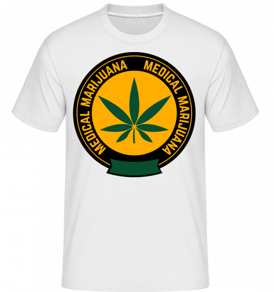 Medical Marijuana -  T-Shirt Shirtinator homme - Blanc - Vorn